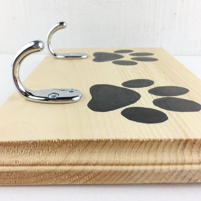 Paw Print Dog Leash Hanger Leash Hook Dog Accessories Etsy