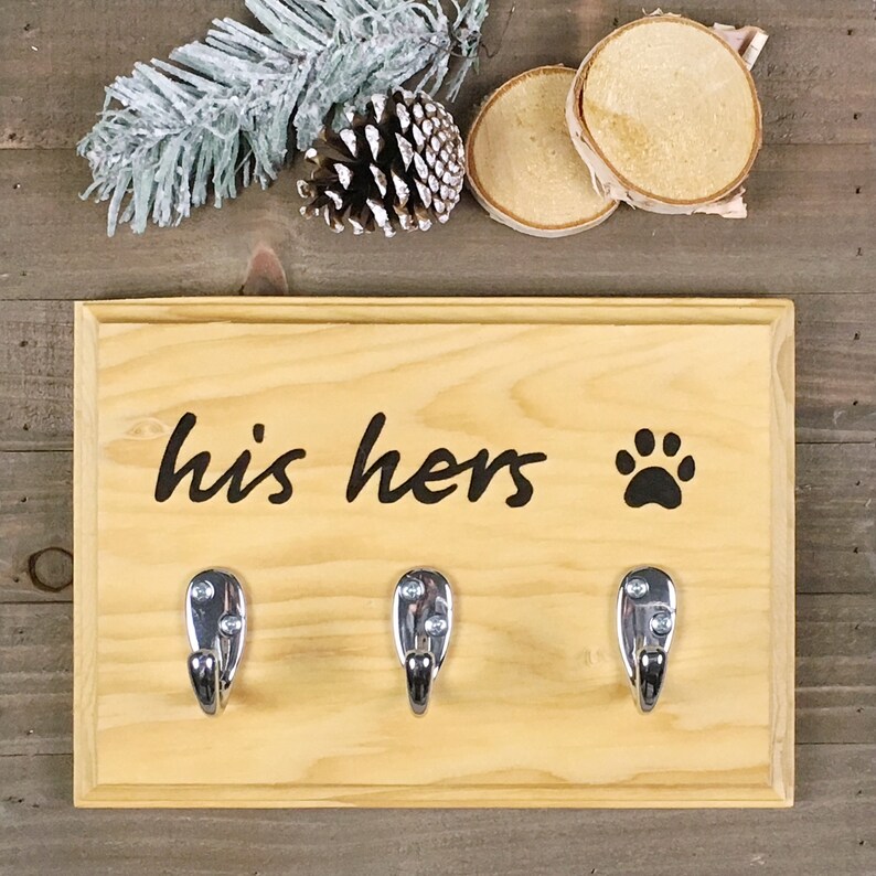 wooden dog leash holder etsy