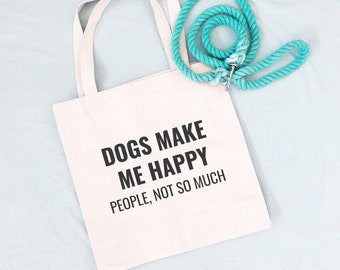 Canvas Tote | Dog Lover Gift | Dog Tote Bag | Funny Tote Bag | Funny Pet Gift | Beach Bag | Shoulder Bag | Travel Bag | Fabric Tote Bag