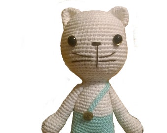 Crocheted Toy Cat