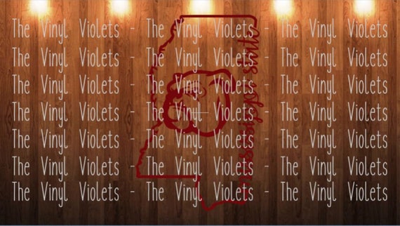 Msu Mississippi State Bulldog State Outline Svg Png Etsy