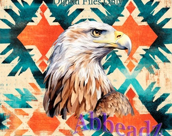 Indigenous Eagle Tumbler Wrap (3)  20oz - Sublimation Design - HD PNG Digital Art
