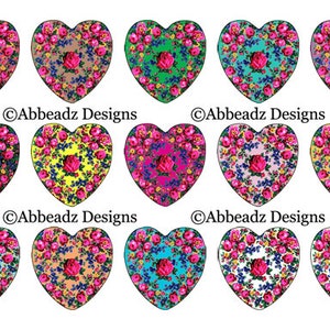 1 Heart Kookum Scarf Pattern for Epoxy or Glass Cabs 4 DIGITAL DOWNLOAD image 3