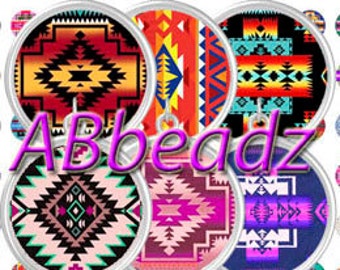 72 - 3/4 Inch Round Native American Inspired Bottle Cap Images DIGITAL DOWNLOAD