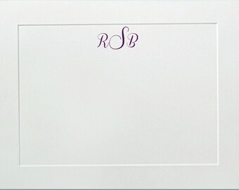 embossed panel monogrammed personalized flat note cards stationery teacher gift thank you cards - Personalized Embossed Note Cards embossed panel monogrammed personalized flat note cards stationery teacher gift thank you cards - Personalized Embossed Note Cards