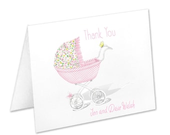 Personalized Baby Girl Notecards & Stationery Sets | The Enchanted Envelope