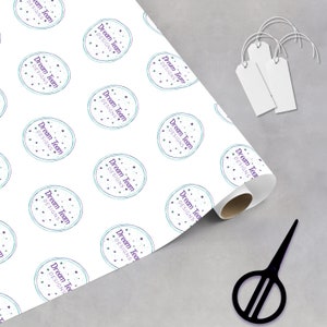 Logo Wrapping Paper, Branded Wrapping Paper, Wrapping Paper Roll ...