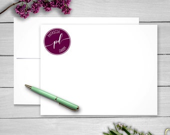 Personalized Stationery Set, Personalized Note Cards, Thank You Cards, Stationery Set, Stationary Set, Custom Cards, Flat Note Cards