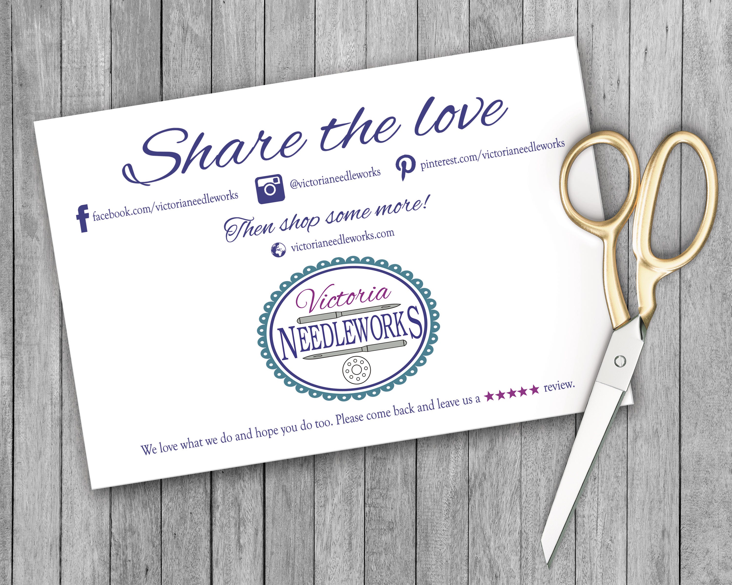 social media cards etsy