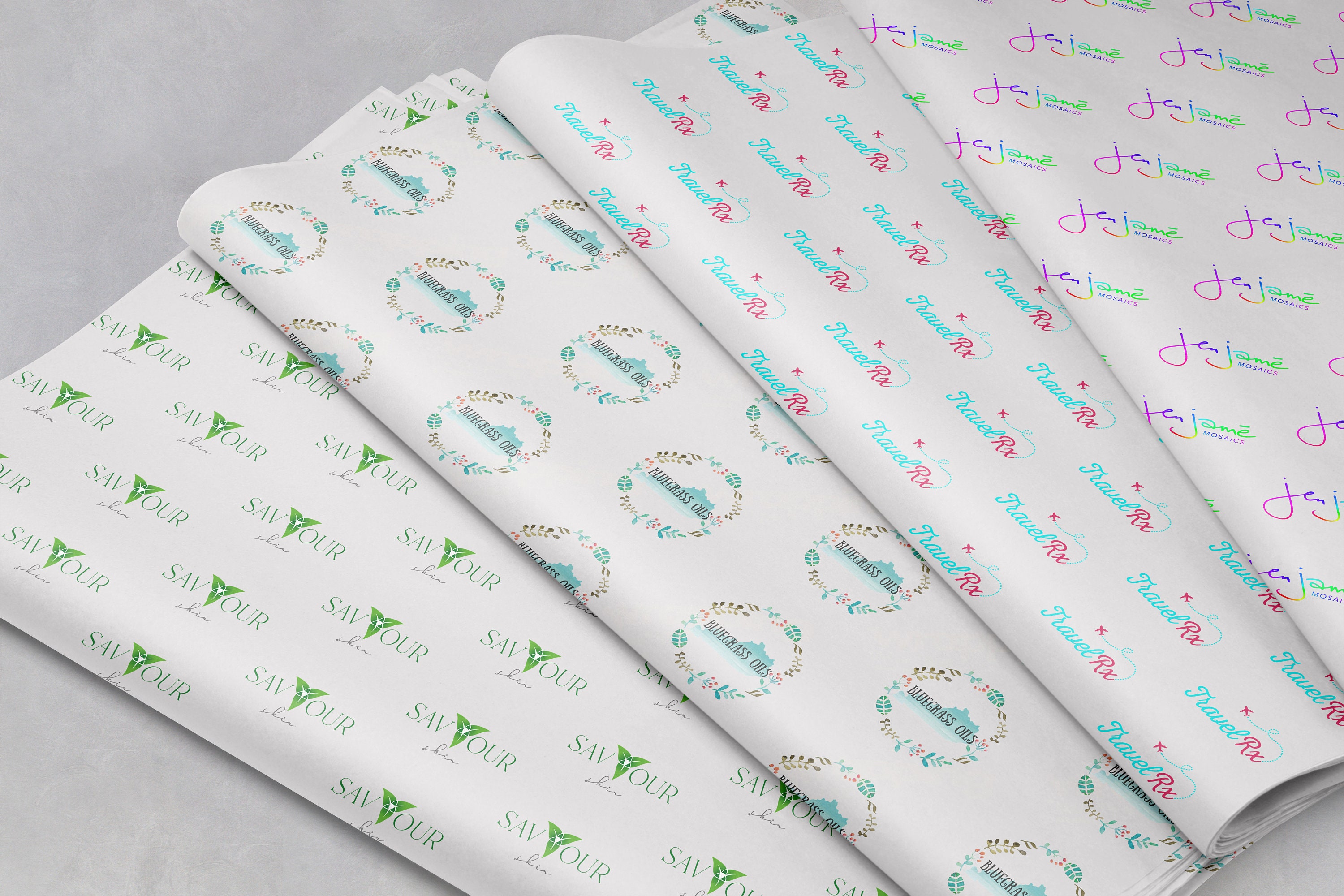 Custom Tissue Paper, Custom Logo Wrapping, Custom Logo Paper