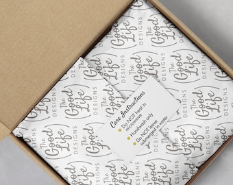 Branded Tissue Paper, Custom Tissue Paper, Printed Tissue Paper, Tissue Paper With Logo, Packaging Materials, Branded Packaging Items