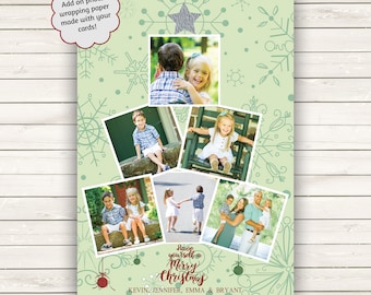 Photo Christmas Cards, Photo Wrapping Paper, Holiday Photo Cards, Printed Christmas Cards, Christmas Photo Wrapping Paper, Christmas Paper