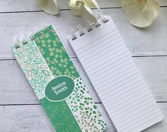 Spiral Bound Note Pads, To-Do List, Set of 3 Note Pads, Personalized Note  Pads, Striped Notepad, Monogrammed Notepad, Grocery List Pad