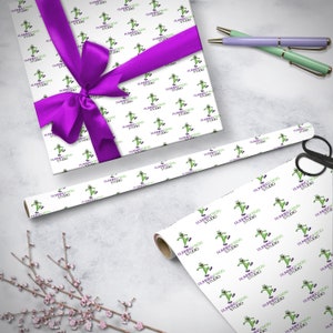 Logo Wrapping Paper, Branded Wrapping Paper, Wrapping Paper Roll ...