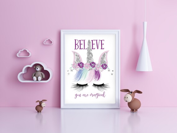 Unicorn Decor, Unicorn Artwork, Unicorn Lover, Unicorn Lover Art, Unicorn Print, Kids Unicorn Art, Unicorn Nursery Art, Unicorn Lover Print
