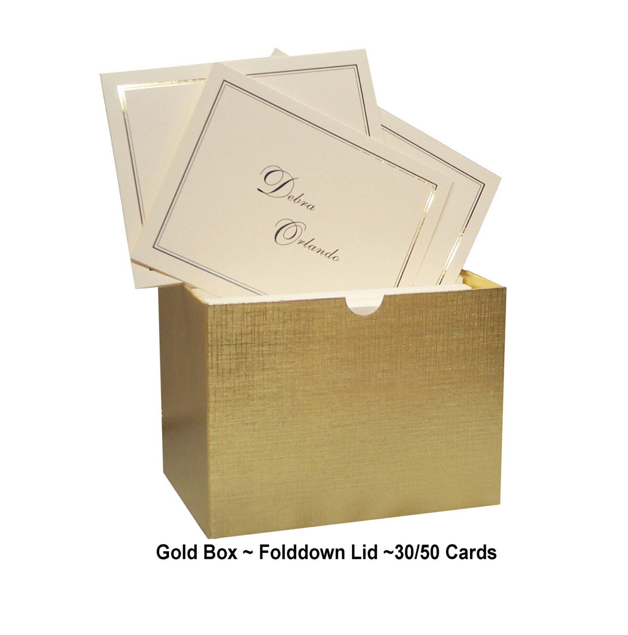 Gold Foil Stationery, Foil Note Cards, Gold Foil Stationary Set, Gold