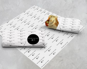 Logo Butcher Paper, Thick Tissue Paper, Branded Butcher Paper, Food Safe Packaging Paper, Logo Packaging Paper, Food Truck Wedding