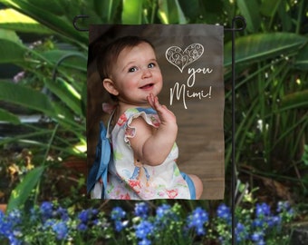 Photo Mother's Day Gift, Photo Flag, Nana Photo Gift, Personalized Flag, Grandmother Photo Gift, Mother's Day Photo Gift, Picture Gift