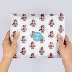 Papel apto para alimentos, papel de embalaje con logotipo, boda con food truck, carnicería de marca, láminas personalizadas para charcutería, envoltorios para sándwiches imagen 7