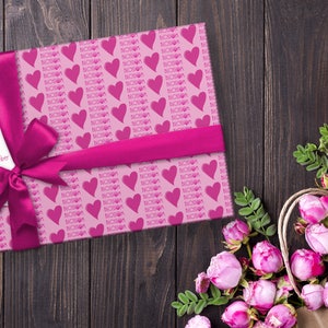 Wrapping Paper, Branded Wrapping Paper, Wrapping Paper With Logo, Custom Wrapping Paper, Valentine's Day Wrapping Paper, Holiday Wrapping