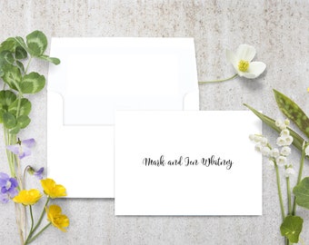 Personalized Wedding Favors, Wedding Note Cards, Personalized Wedding Stationery, Custom Wedding Favors, Personalized Guest Wedding Favors
