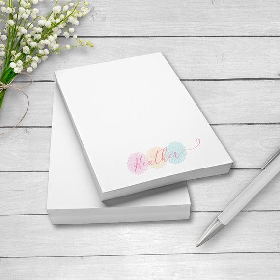 Personalized Note Pads, Glued Note Pads, Personalized Notepads, Mandala  Notepads, Custom Notepads, To-do Lists, Grocey Store Lists 