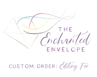 Editing Fee, Editing Charge, Design Work, Resizing Charge, Resizing Fee, Custom Editing, Design Work Fee, Print Ready Fee
