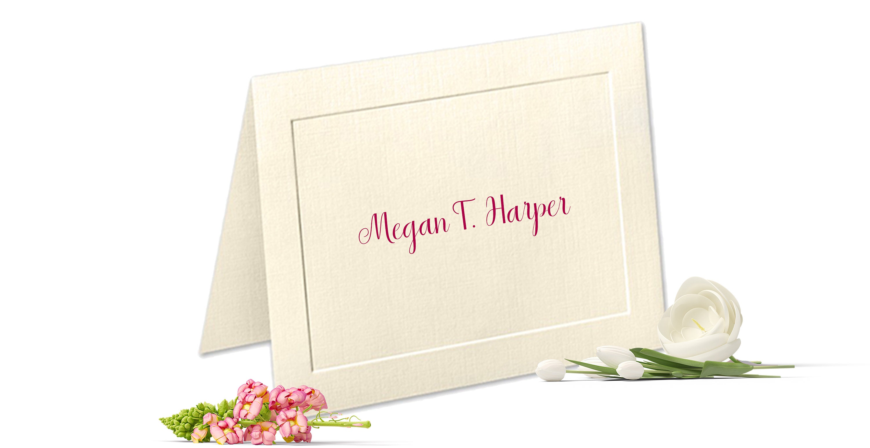 Personalized Stationery Set for Women Custom Note Cards