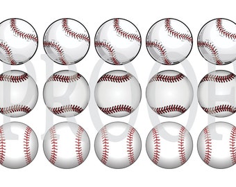 Hoja de imagen digital botella casquillo - béisbol Softbol - Collage Digital de 1 pulgada - descarga inmediata