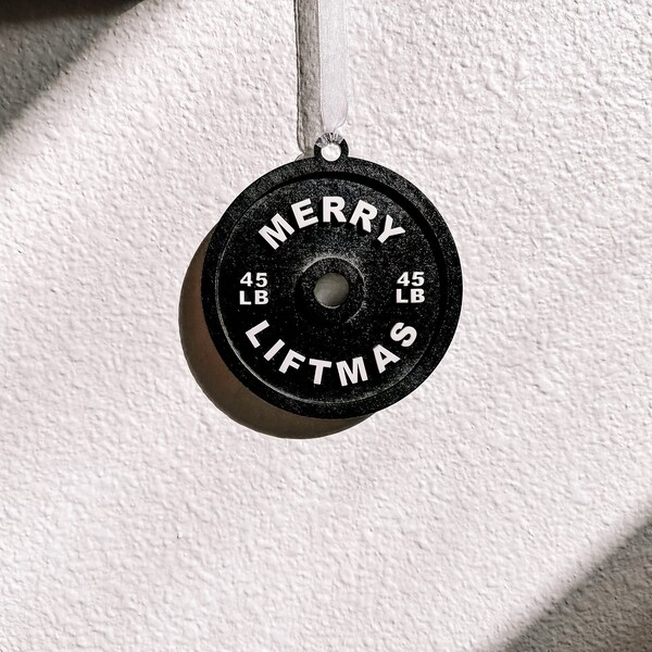 thumbnail image 2 of Dumbbell Christmas Ornament, Fitness, Dumbbell Gym Christmas 2 of 9