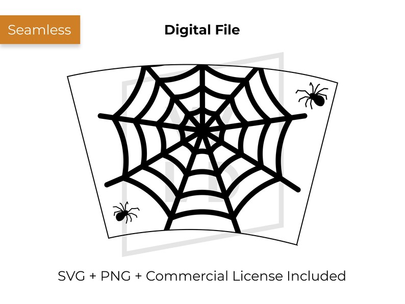 Download Seamless Halloween Full Wrap SVG for Strata 22oz Tumblers ...