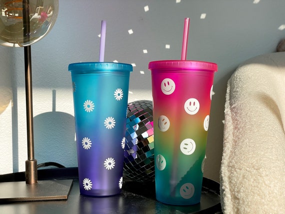 STRATA CUPS Multicolor Skinny Tumblers with Lids and India