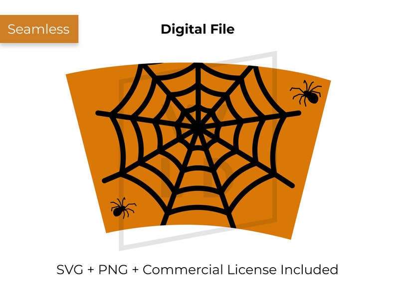 Download Seamless Halloween Full Wrap SVG for Strata 22oz Tumblers ...