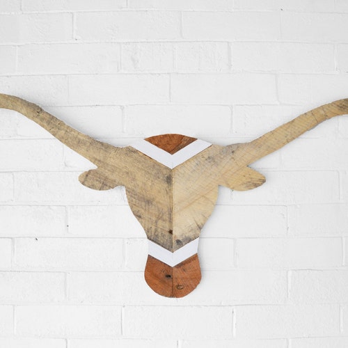 Longhorn Art Print Longhorn Painting Texas Painting UT Etsy