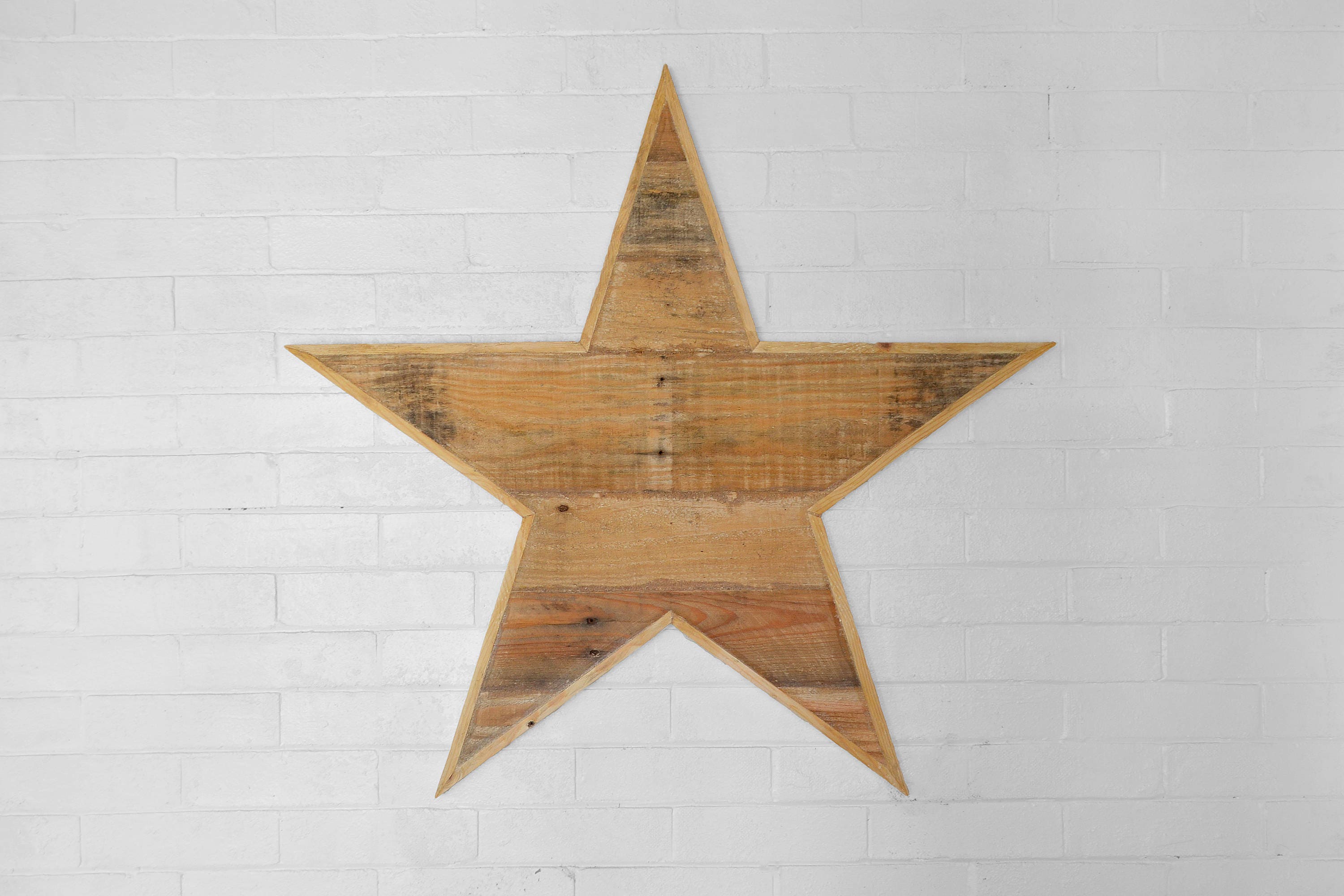 Star Wooden Wall Art Etsy