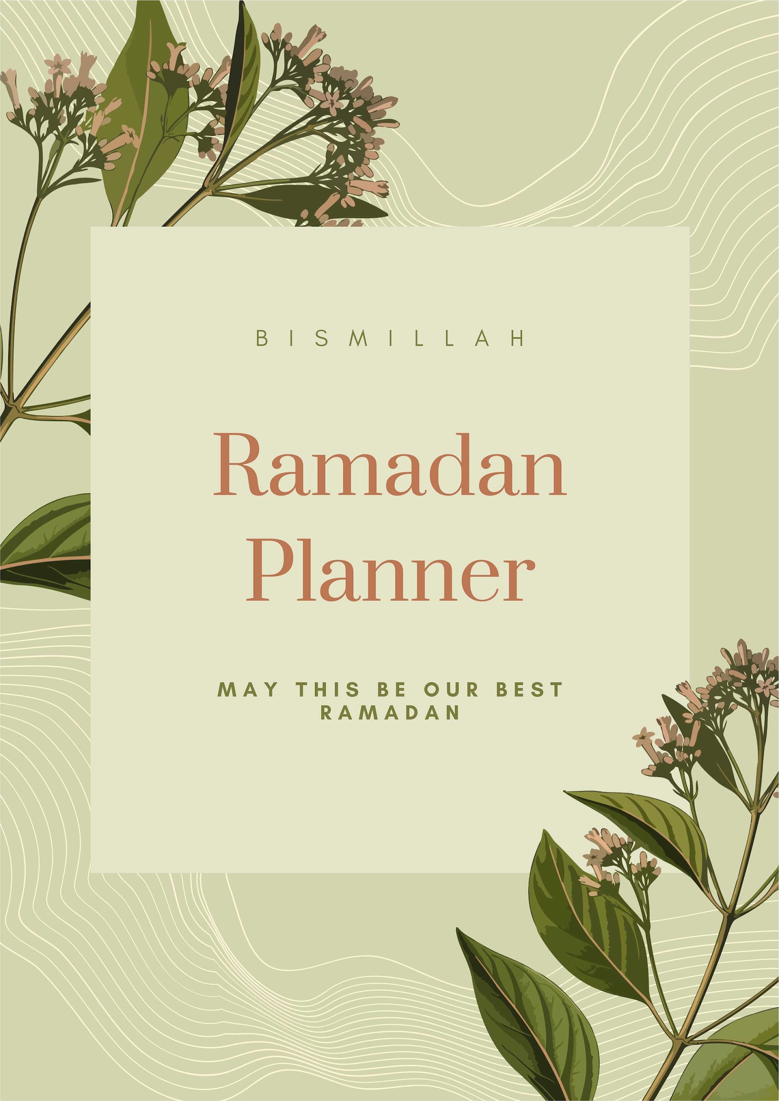 Ramadan Planner Printable Instant Download PDF files Etsy