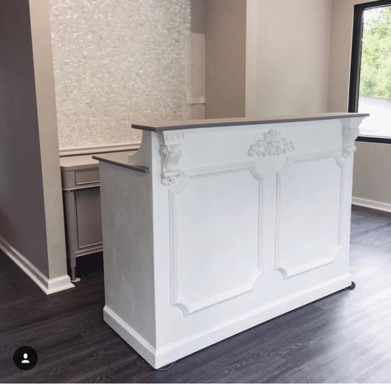 Reception Desk Made To Order Augusta Etsy