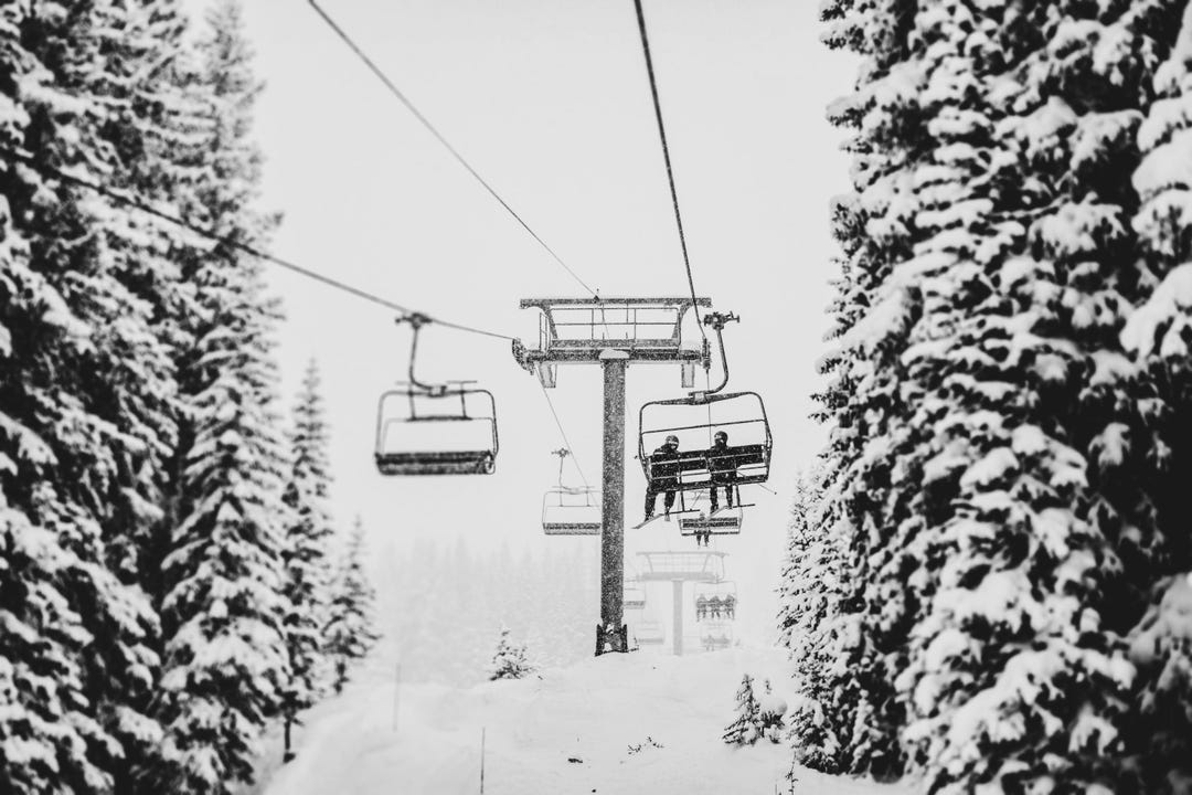 Vail Wildwood Express Chairlift Print – Powder Day Colorado Ski ...