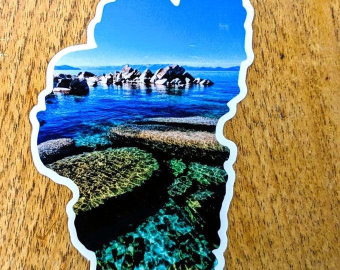 Lake Tahoe Stickers- Kokanee salmon run, Clearwater and Underwater rocks.