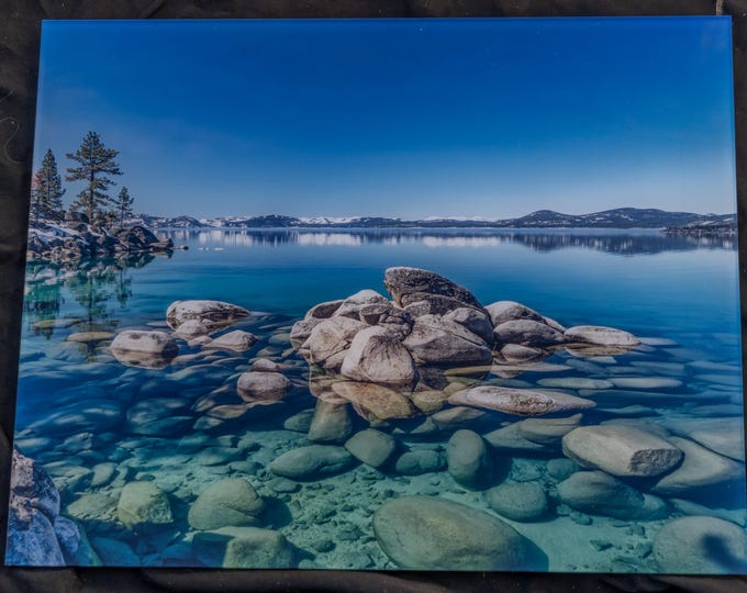 Granite Stillness in Blue