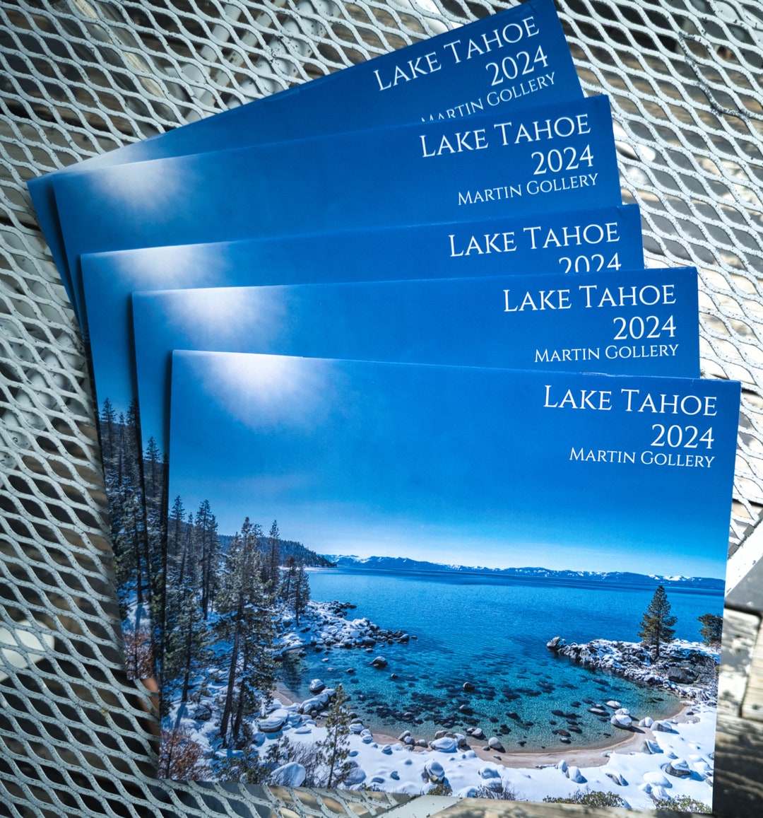 2024 Lake Tahoe Calendarquantity 5 Etsy
