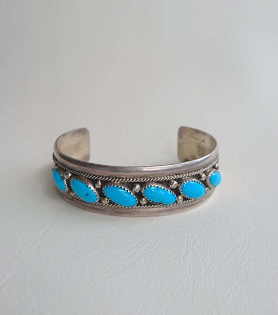 Exceptional Vintage Native American Navajo Jim Shay Gaspeite Sterling Silver Bracelet Old Exceptional Vintage Native American Navajo Jim Shay Gaspeite Sterling Silver Bracelet Old