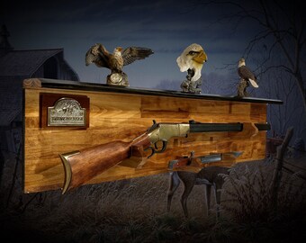 Western Rifle Rack - Etsy