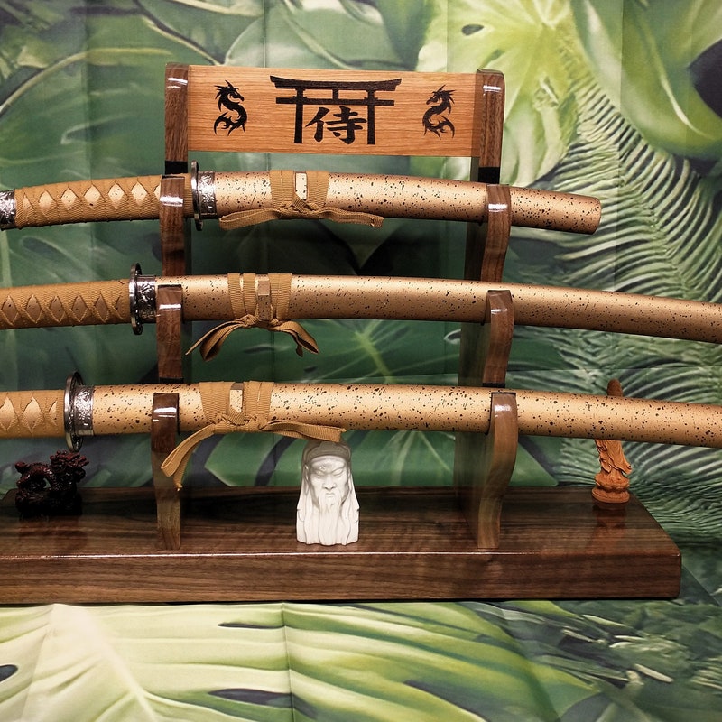 Samurai Sword Display Stand Etsy