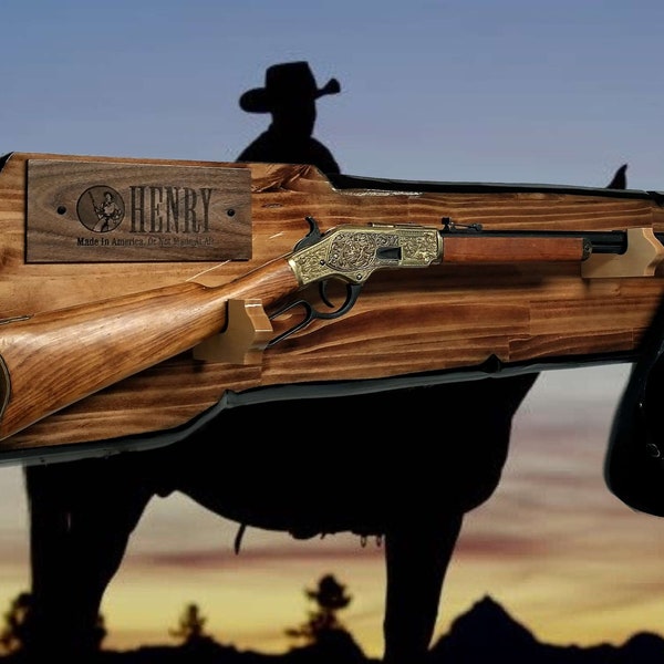 Henry Rifle Display Etsy