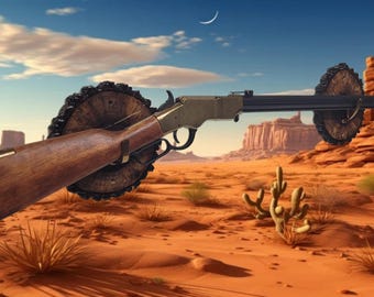 Live Edge Spalted Black Walnut Rifle Display - Rustic Rifle Mount Collector Gift