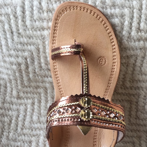 Kolhapuri Chappal for Womenbronze 