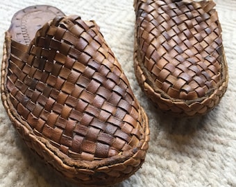 woven leather womens shoes