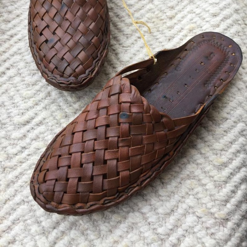 Leather Quilted Mules