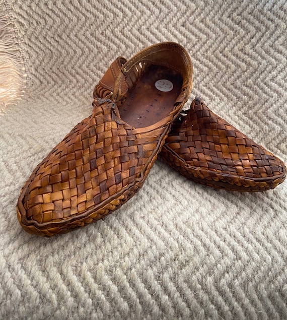 Native American Inspired Mens Hippy Moccasins Brown Native American Inspired Mens Hippy Moccasins Brown